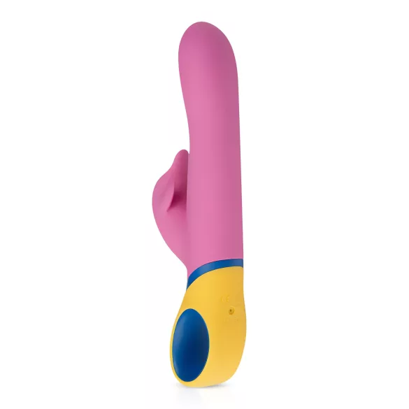 PMV20 Copy Dolphin - rotatie vibrator met clitorisstimulator - roze