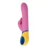 PMV20 Copy Dolphin - rotatie vibrator met clitorisstimulator - roze