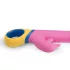 PMV20 Copy Dolphin - rotatie vibrator met clitorisstimulator - roze