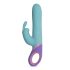 PMV20 Meta Rabbit - roterende vibrator met clitorisstimulator (mintgroen)
