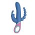 PMV20 Vice Double - Draaiende Drievoudige Vibrator (Blauw)