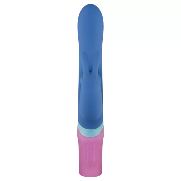 PMV20 Vice Double - rabbit vibrator - roterend, drie armen - silicone blauw
