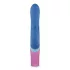 PMV20 Vice Double - rabbit vibrator - roterend, drie armen - silicone blauw