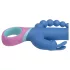 PMV20 Vice Double - rabbit vibrator - roterend, drie armen - silicone blauw