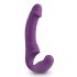 Easytoys - oplaadbare, paarse strapon zonder harnas