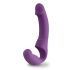 Easytoys - oplaadbare, paarse strapon zonder harnas