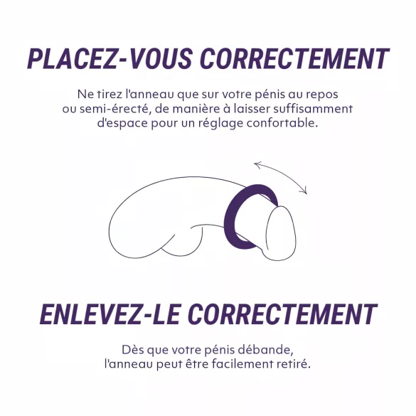 Boners - vibrerende penisring - oplaadbaar waterdicht - grijs