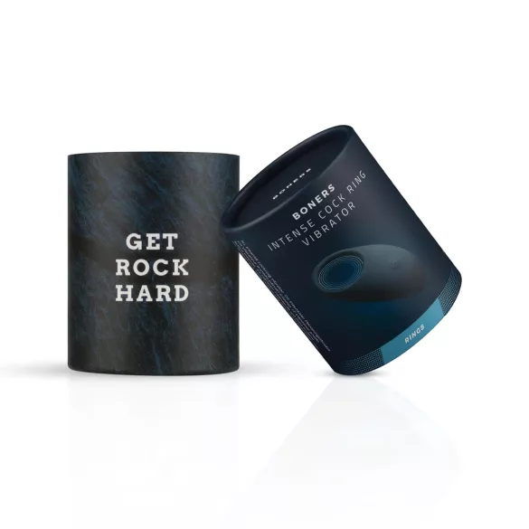 Boners - vibrerende penisring - oplaadbaar waterdicht - grijs