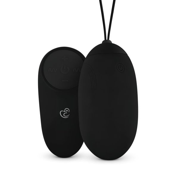 Easytoys - oplaadbaar, waterdicht, draadloos trillend ei (zwart)