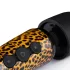 Panthra Shaka Wand - oplaadbare massage vibrator - leopard zwart