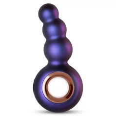   Hueman Outer Space - oplaadbare anaal vibrator met kralen - paars