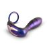 Hueman Black Hole - anale vibrator met penisring en radio (paars)