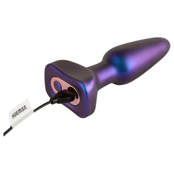 Hueman Space Force - anale vibrator met stootfunctie - waterdicht - paars