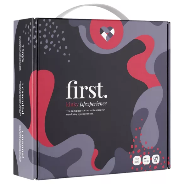First. - BDSM beginnerset - 8-delig - zwart