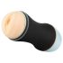 CRUIZR CM06 - oplaadbare, kreunende vibrerende masturbator (zwart-blauw)