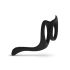 Easytoys Pleasure Ring - flexibele penis- en teeltring (zwart)