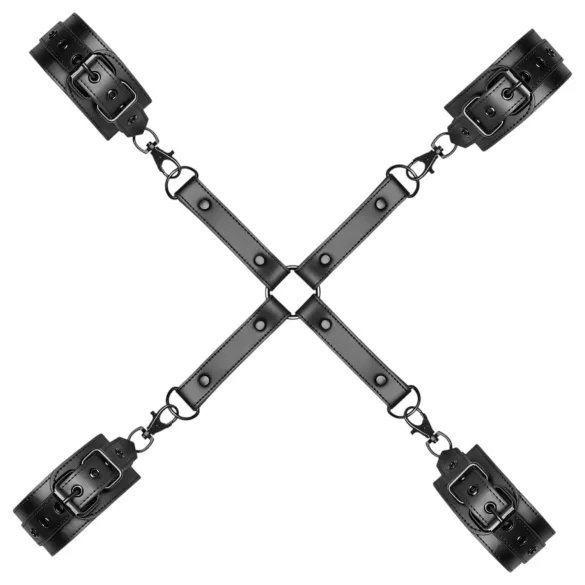 Bedroom Fantasies - bondage kruis - zwart