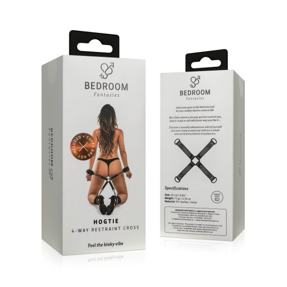 Bedroom Fantasies - bindkruis (zwart)