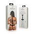 Slaapkamer Fantasieën - BDSM set met halsband en boeien (zwart)