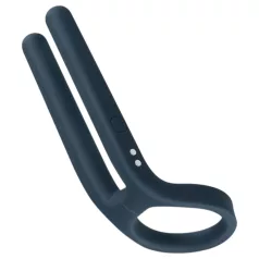   Boners - vibrerende penisring en balstimulator - oplaadbaar - blauw