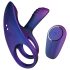 Hueman Infinity Ignite - vibrerende penis- en balring (paars)