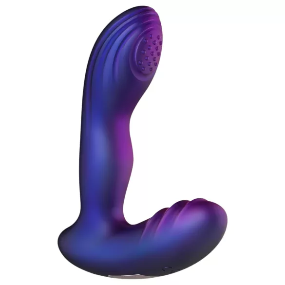 Hueman Galaxy - pulserende anaal vibrator - siliconen - paars