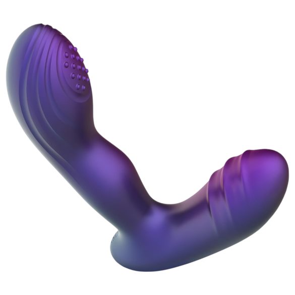 Hueman Galaxy - pulserende anaal vibrator - siliconen - paars