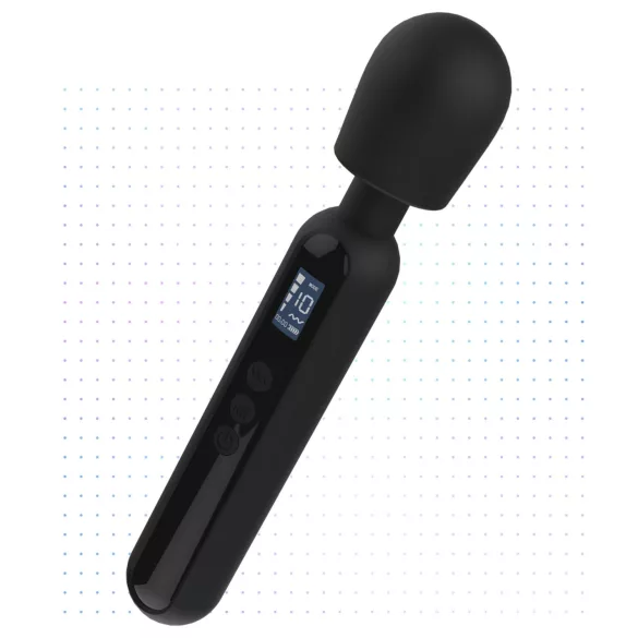 BLAQ - vibrator massager digitaal - zwart