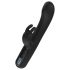 BLAQ - digitale konijnen vibrator met clitorisstimulatie (zwart)