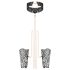 Rosy Gold - halsband en polsboeien (zwart)