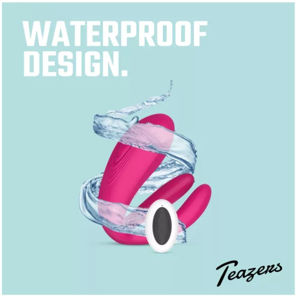 Teazers - duo vibrator - 3 motoren - siliconen roze