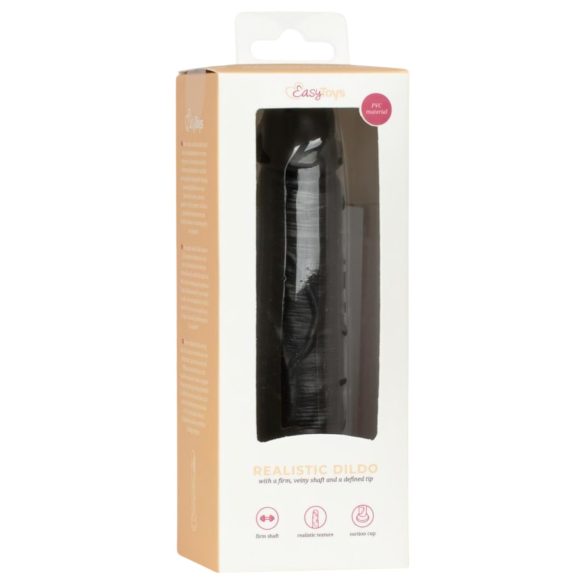 Easytoys - realistische dildo - 12 cm - zwart