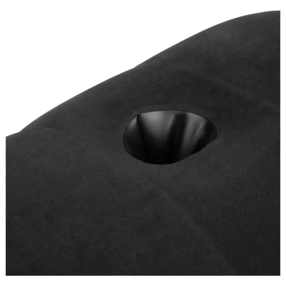 Bedroom Fantasies - opblaasbaar seksspeelgoed kussen - vibratorhouder - zwart