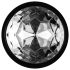 Easytoys Anale Collectie - metalen buttplug met steen - M (zwart)