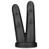 BUTTR Victory - dubbele vinger anale dildo (zwart)