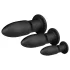 BUTTR - buttplug trainer set - anal training - siliconen - zwart