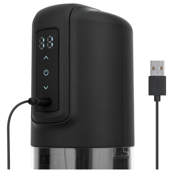 CRUIZR CX10 - automatische draaiende en op-en-neer masturbator - zwart