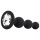 EasyToys - parel anaalplug (zwart)