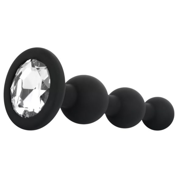 EasyToys - parel anaalplug (zwart)