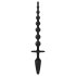 EasyToys - 2-in-1 anaalplug (zwart)
