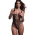 Christine - net bodysuit - (zwart) - S-L