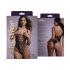 Christine - net bodysuit - (zwart) - S-L