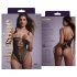 Christine - net bodysuit - (zwart) - S-L