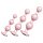 Rosy Gold - anaal dildo set - rosegoud