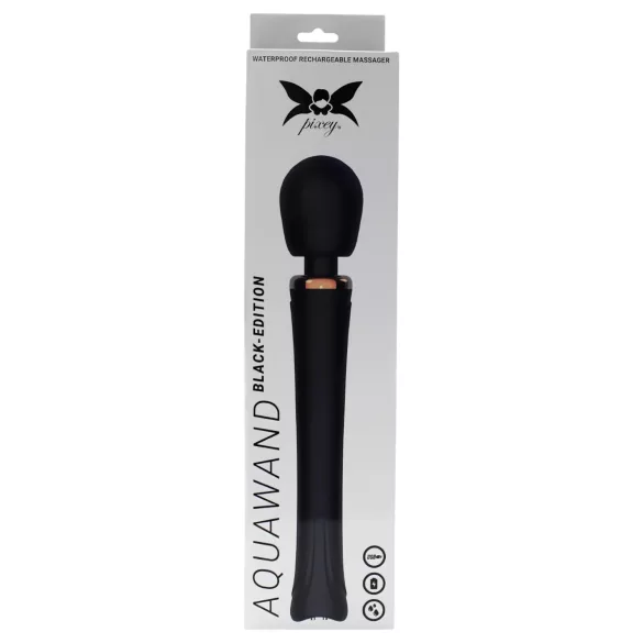 Pixey Aquawand - waterdichte massagevibrator (zwart)