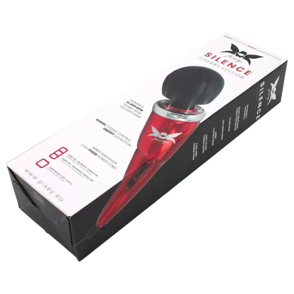 Pixey Silence - stille massagevibrator (rood)