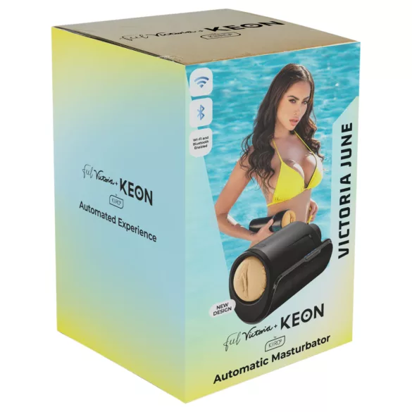 Kiiroo Keon Wifi + Victoria June - masturbator - vagina - huidkleur