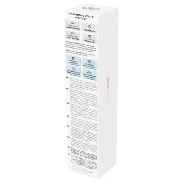 Kiiroo Pro Wand - massage vibrator - krachtig - roze