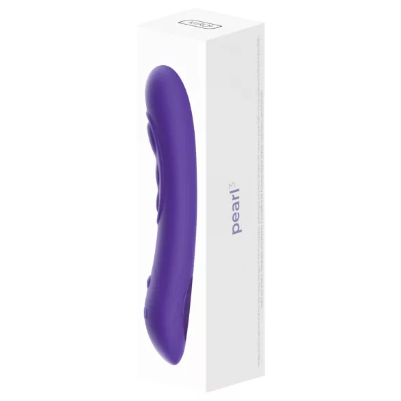 Kiiroo Pearl 3 - interactieve g-spot vibrator - siliconen - paars