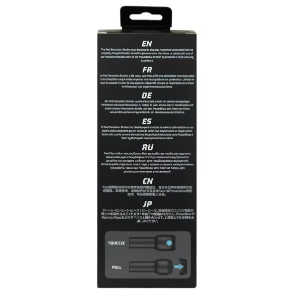 Kiiroo Feel Sensation masturbator - PowerBlow compatibel - zwart